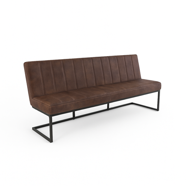 Bancheta piele  FLEET OHIO culoare TAUPE