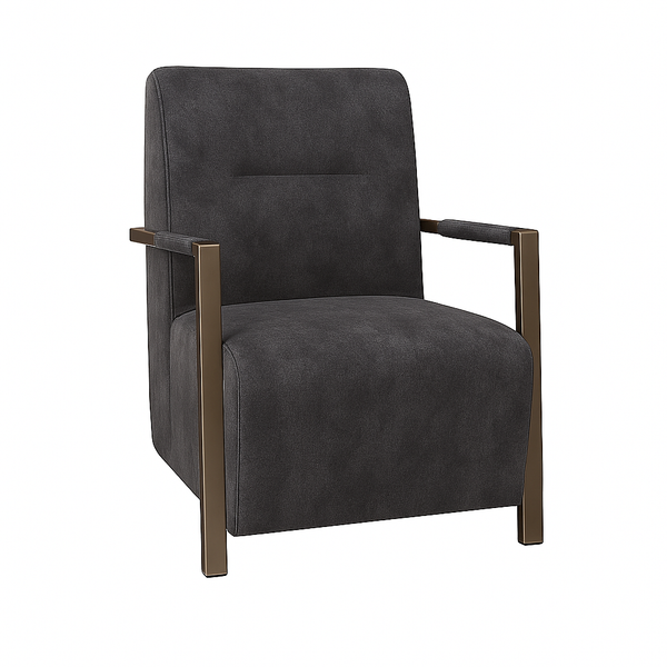 Fotoliu catifea GRI | model COMO