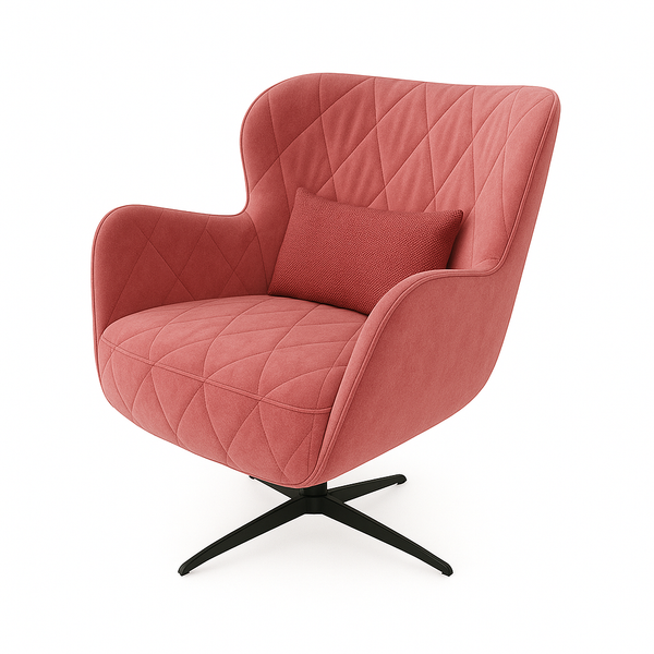 Fotoliu catifea ROSIE | model ENA