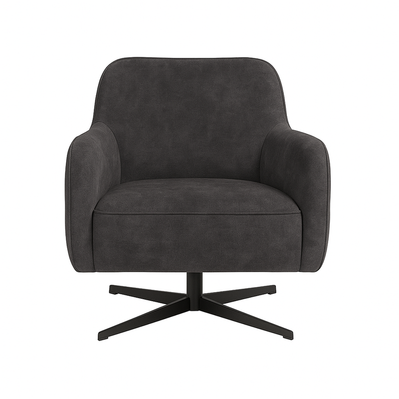 Fotoliu catifea GRI | model RICO