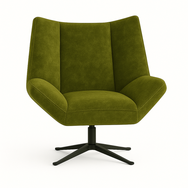 Fotoliu catifea VERDE | model STEA