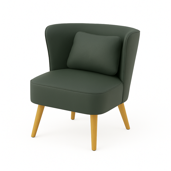 Fotoliu piele VERDE | model INA