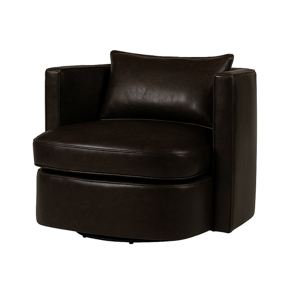 Fotoliu piele MARO INCHIS | model DAVIDE