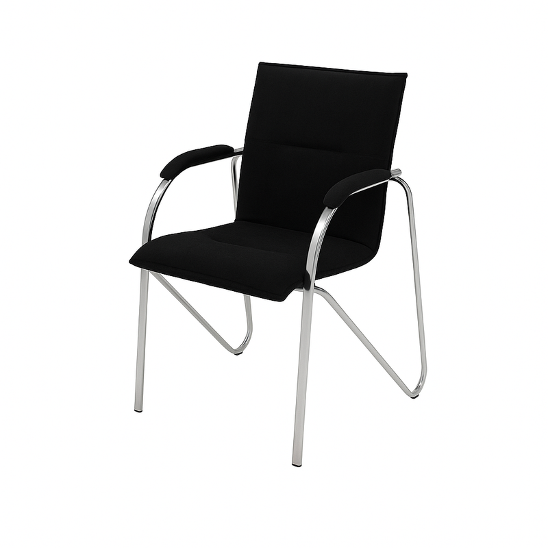 Scaun birou catifea NEAGRA | model META