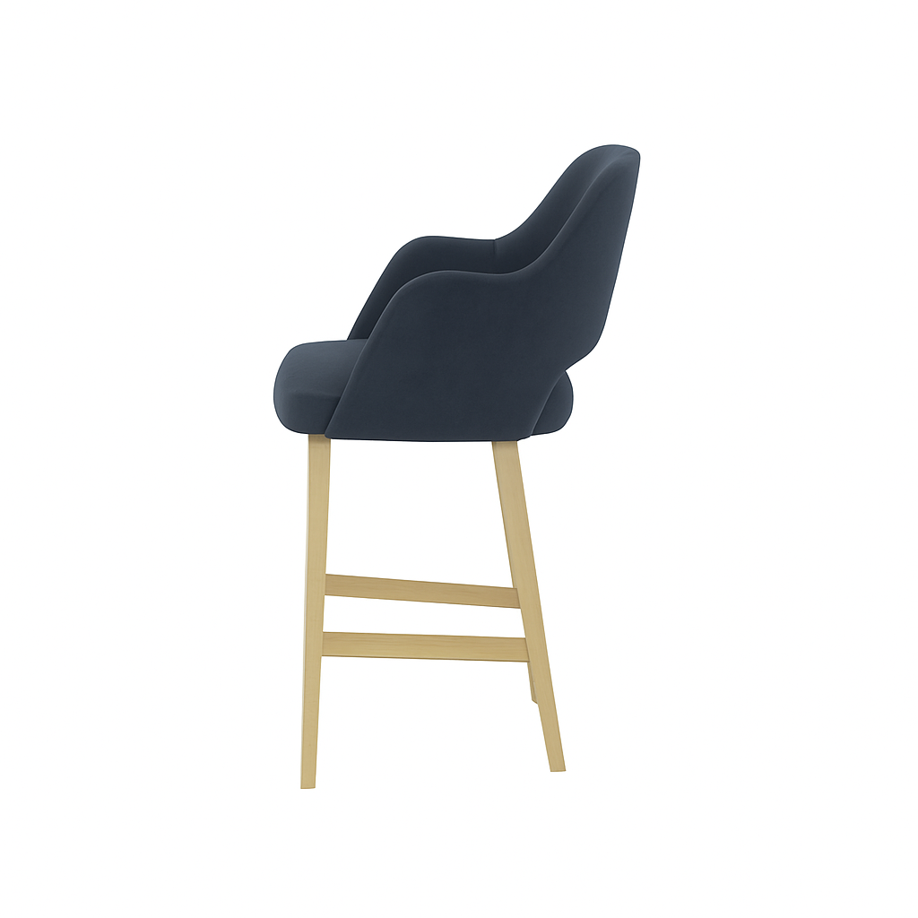 Scaun bar catifea | model APRIL