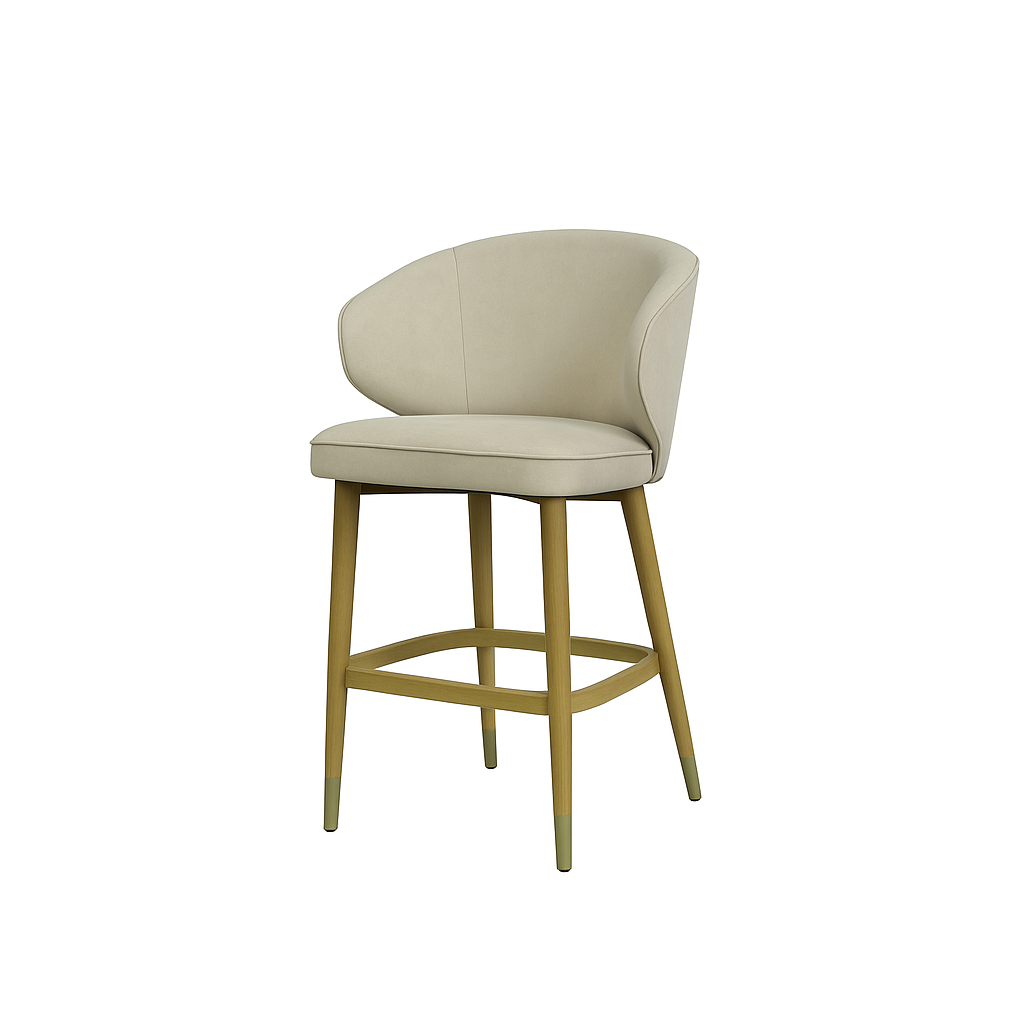 Scaun bar catifea | model CAPRICE