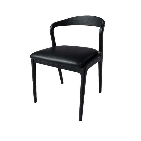 Scaun piele NEAGRA | model ELMO NA