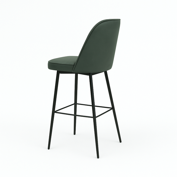 Scaun bar piele naturala ALBASTRA | model FOX