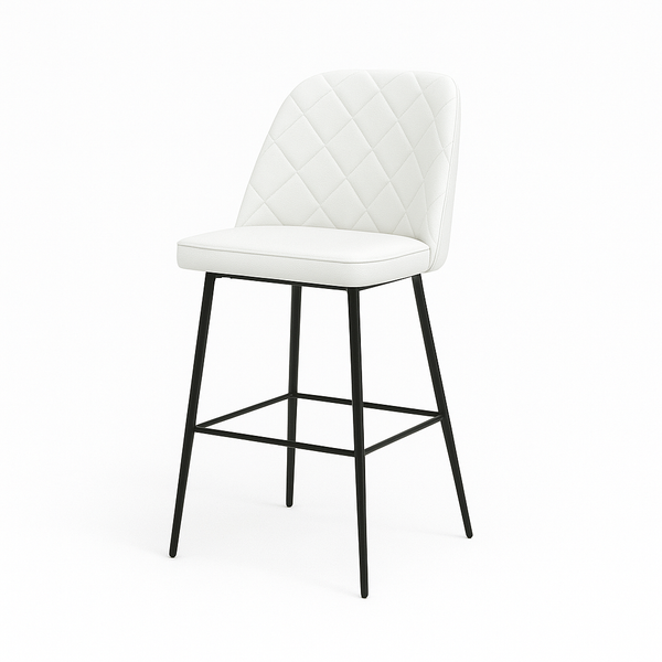 Scaun bar piele naturala ALBASTRA | model FOX