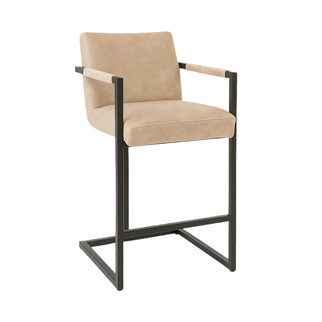 Scaun bar catifea BEJ  model FLEET