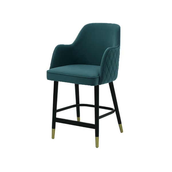 Scaun bar catifea GALBENA | model PINO X