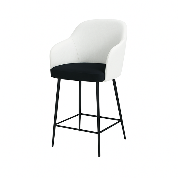 Scaun bar piele BEJ | model ALEX