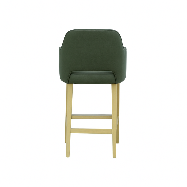 Scaun bar piele naturala BEJ | model APRIL