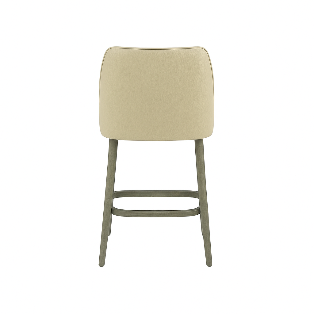 Scaun bar piele ALBASTRA | model GINA