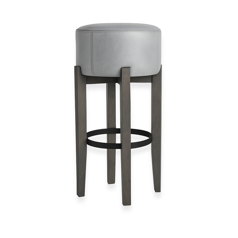 Scaun bar piele GRI | model MERI