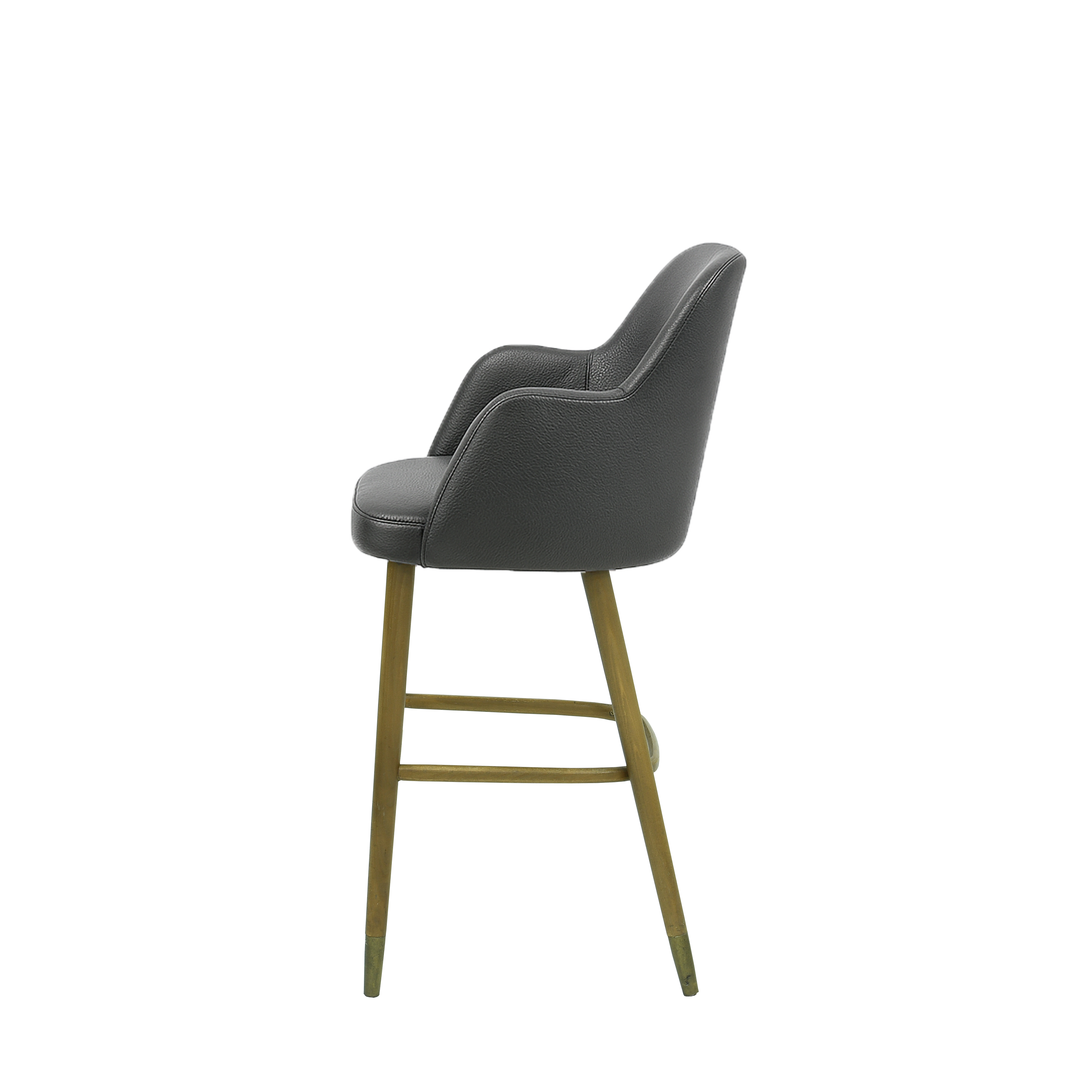 Scaun bar piele GALBENA | model PINO