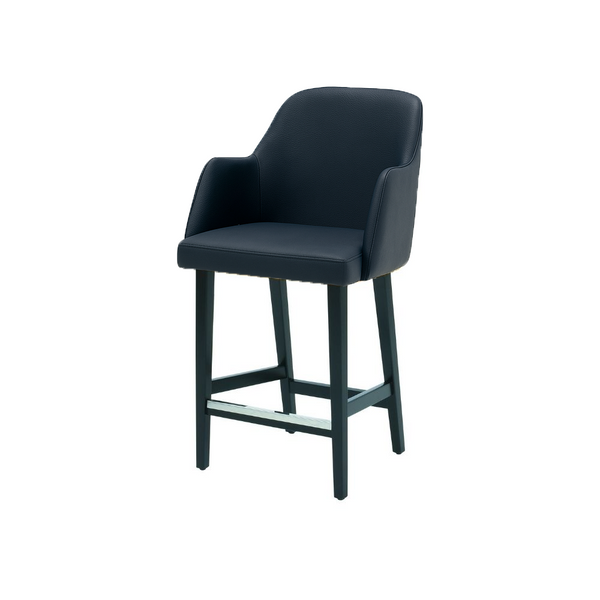 Scaun de bar piele GALBENA | model PINO