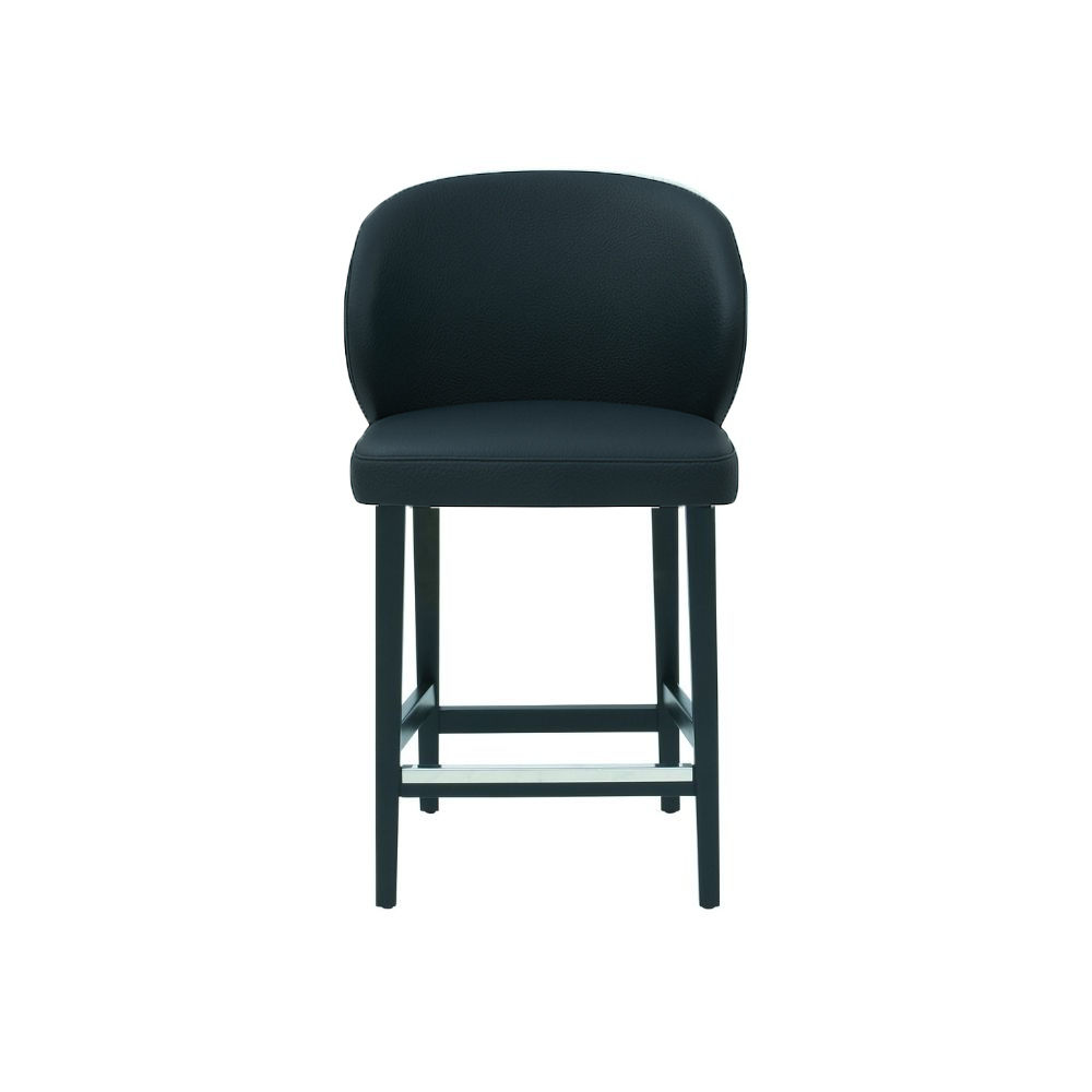 Scaun bar piele naturala BEJ | model CAPRICE