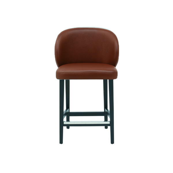 Scaun bar piele naturala BEJ | model CAPRICE