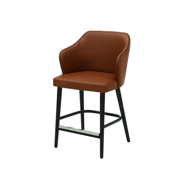 Scaun bar piele naturala BEJ | model ZEUS