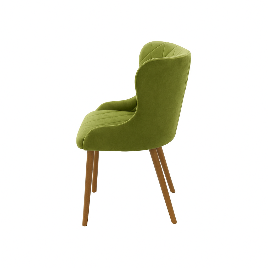 Scaun catifea ROZ | model AMANDA