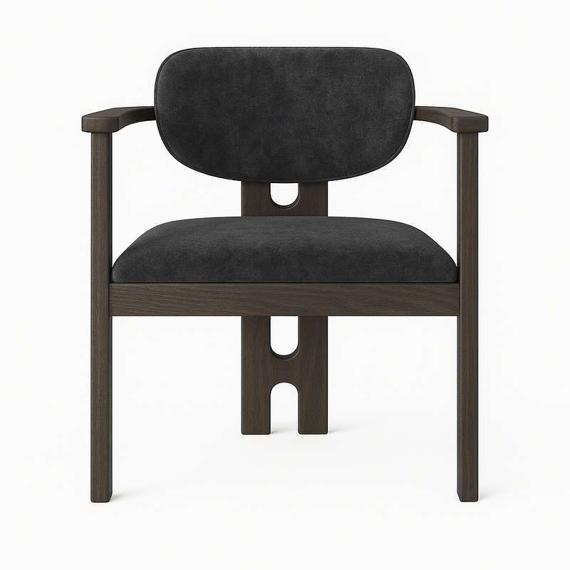 Scaun catifea GRI | model ANDULORD