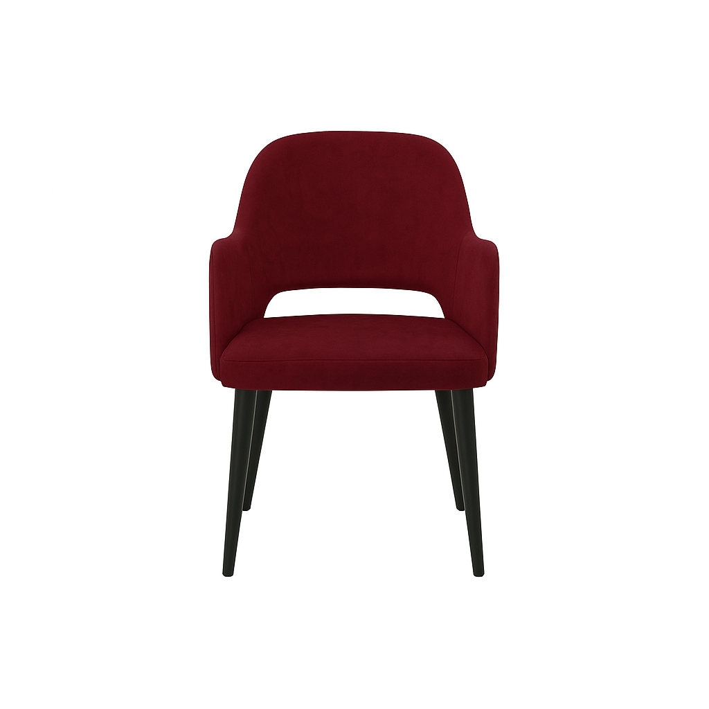 Scaun catifea ROZ | model APRIL