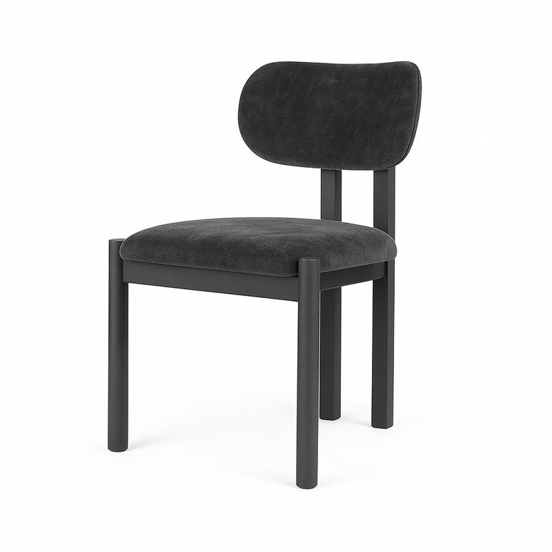 Scaun catifea GRI | model DORIAN