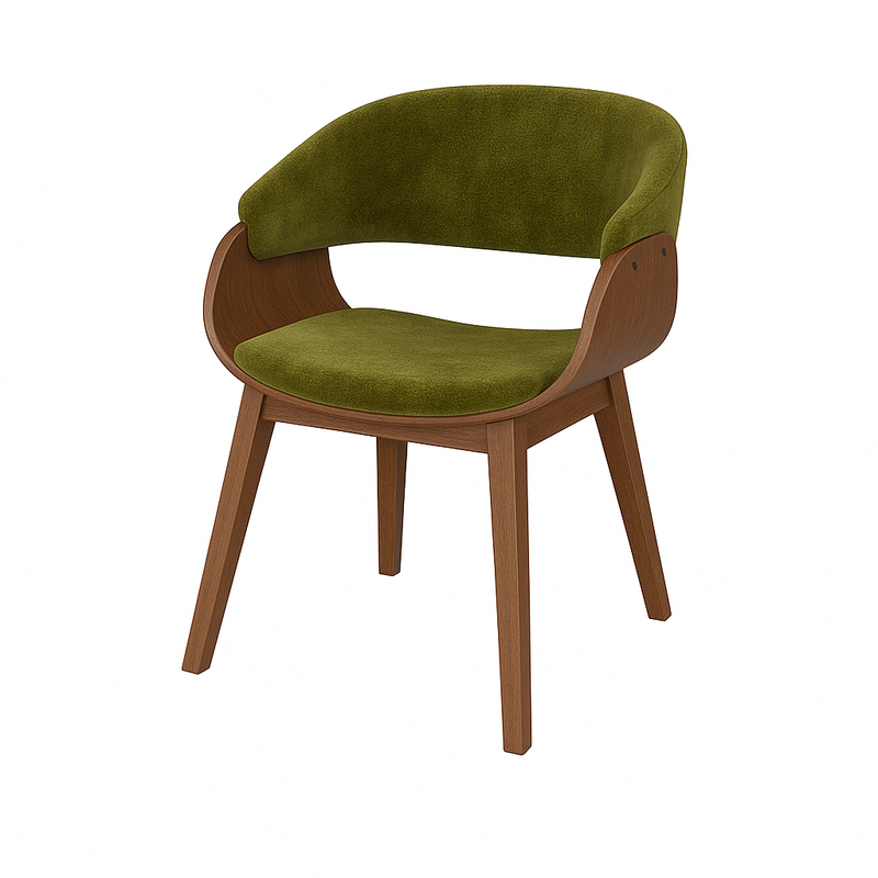 Scaun catifea VERDE | model BRANDO