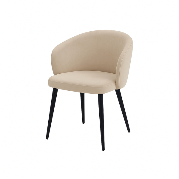 Scaun catifea ALBASTRA | model CAPRISO