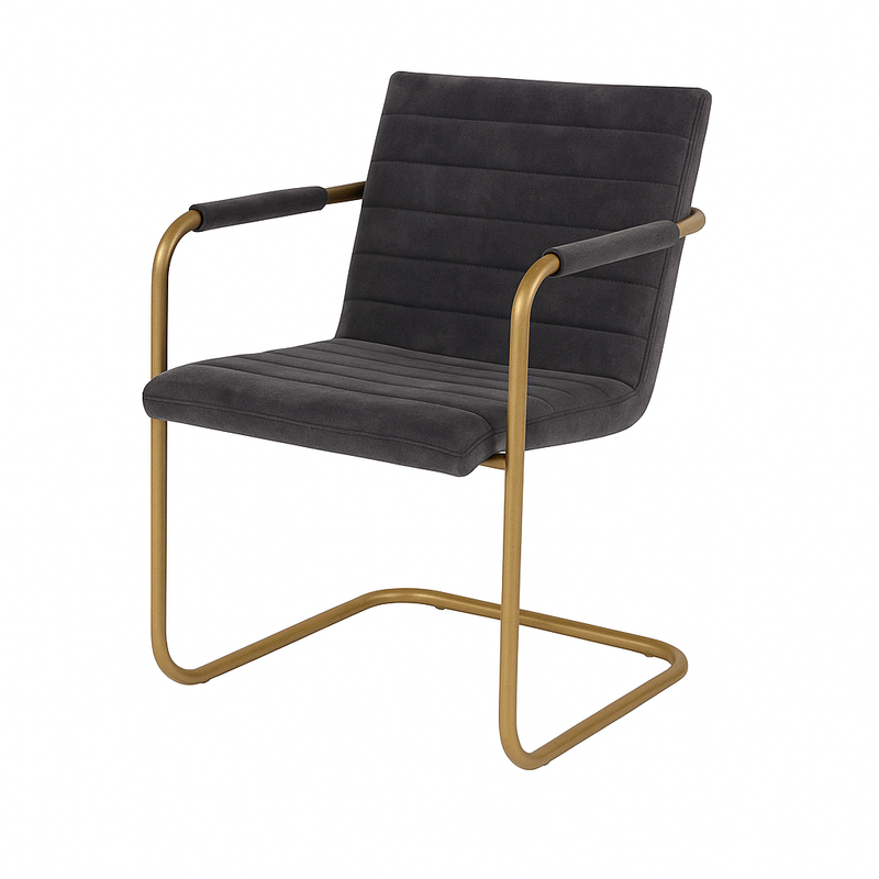 Scaun catifea GRI | model ROTON