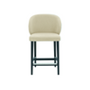Scaun de bar catifea BEJ | model CAPRICE