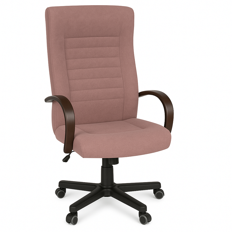 Scaun ergonomic catifea ROZ | model DALIA P