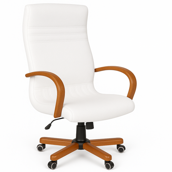 Scaun birou piele VERDE | model GOLD P