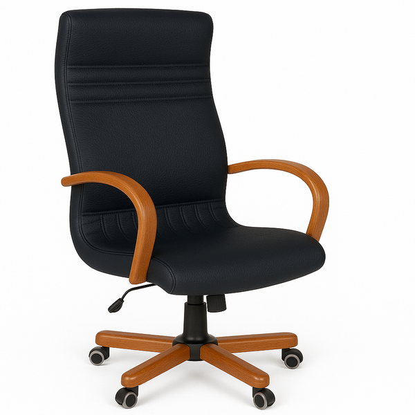 Scaun birou piele VERDE | model GOLD P