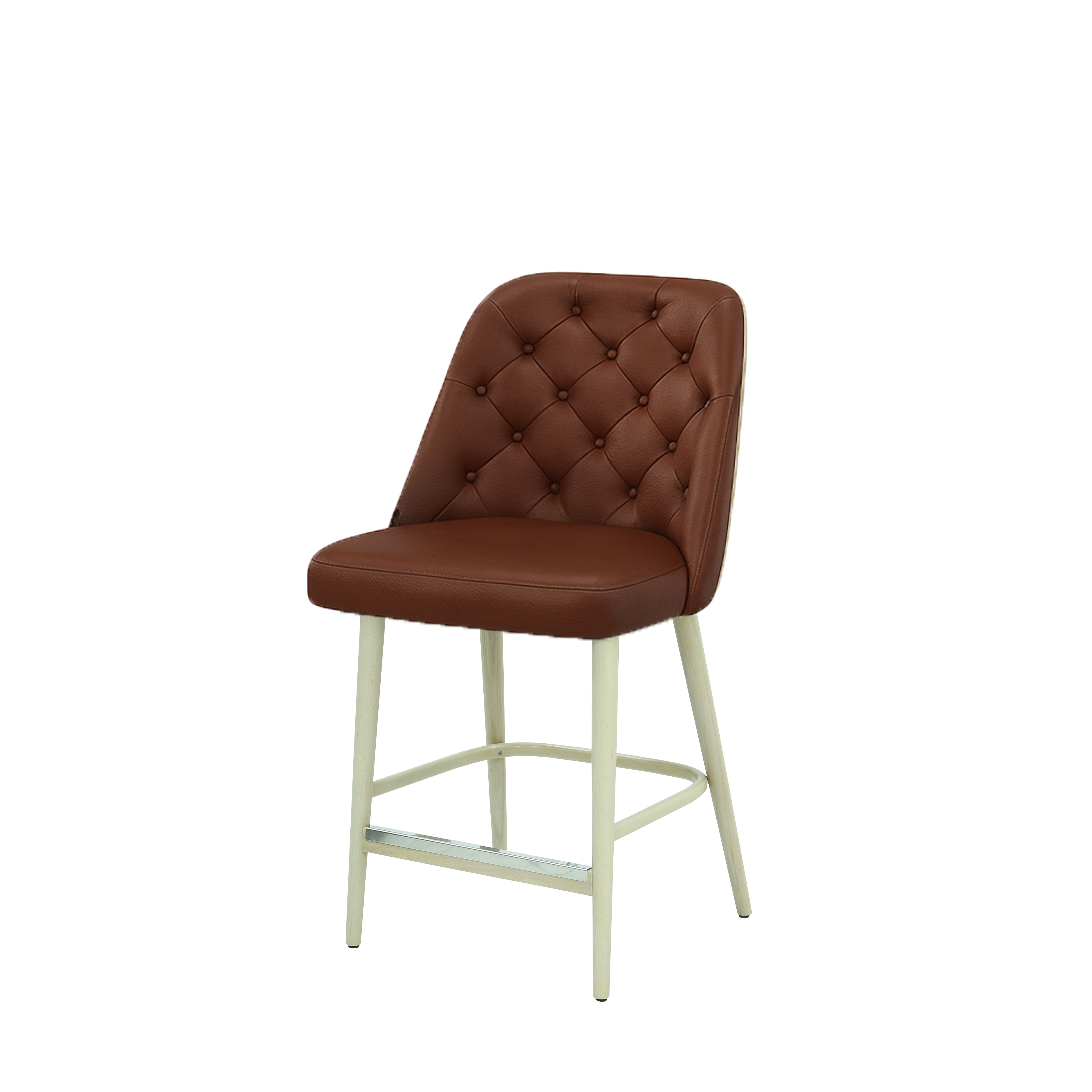 Scaun insula piele BEJ | model SCOT