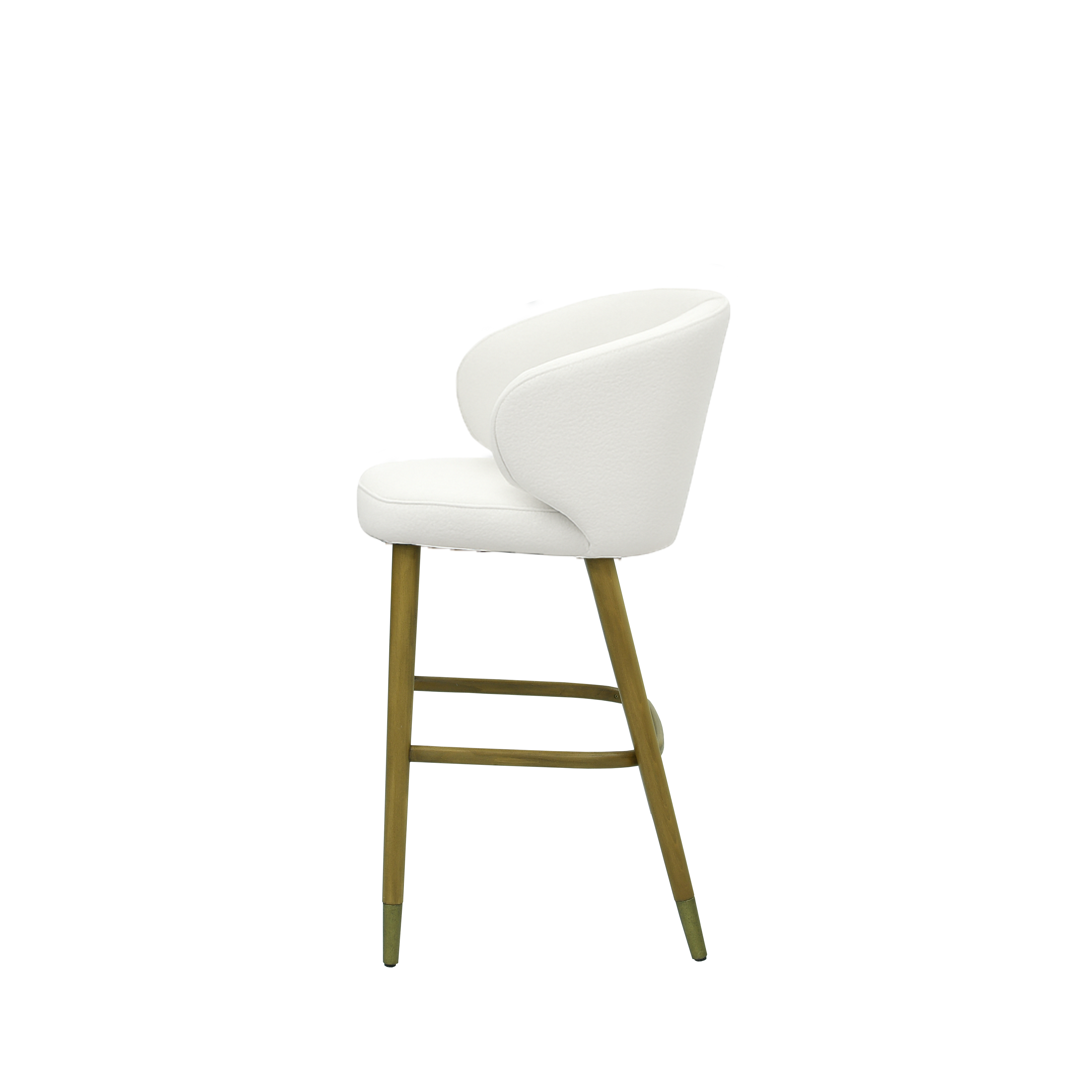 Scaun insula piele naturala BEJ | model CAPRICE