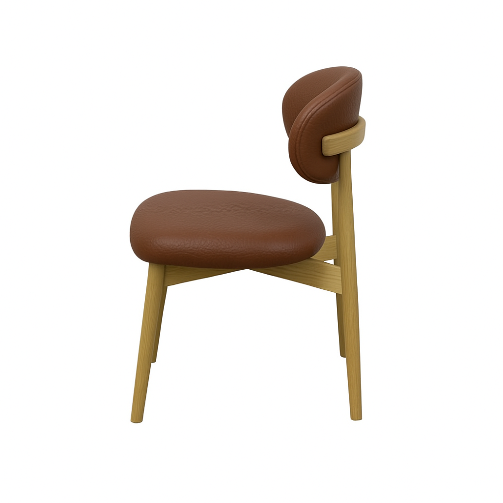 Scaun piele BEJ | model MELISSA