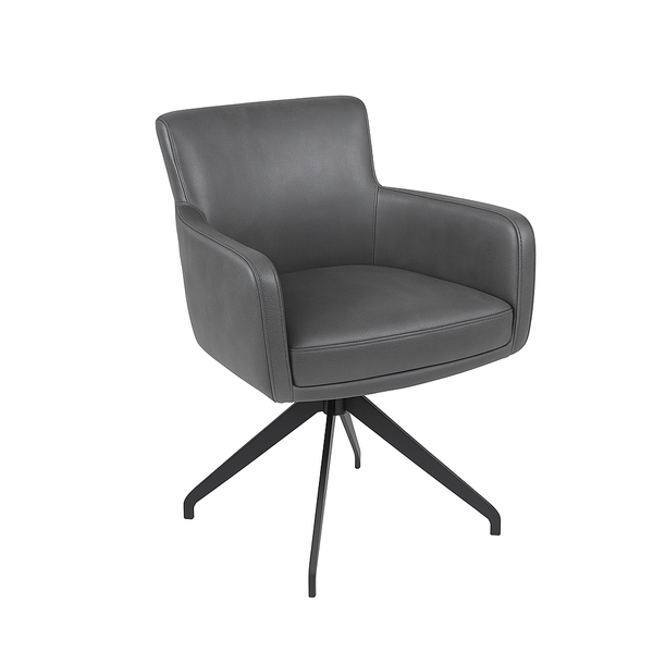 Scaun piele GRI | model STEFANO A