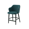 Scaun bar catifea ALBASTRA | model ZOE