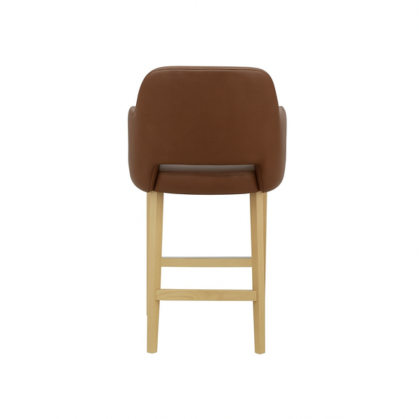 Scaun bar piele VERDE | model APRIL