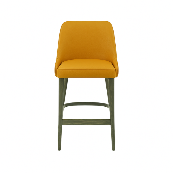 Scaun bar piele ALBASTRA | model GINA