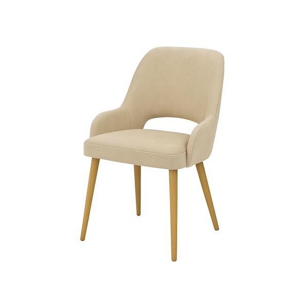 Scaun catifea ALBASTRA | model HUGO