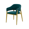 Scaun catifea ALBASTRA | model ALMA