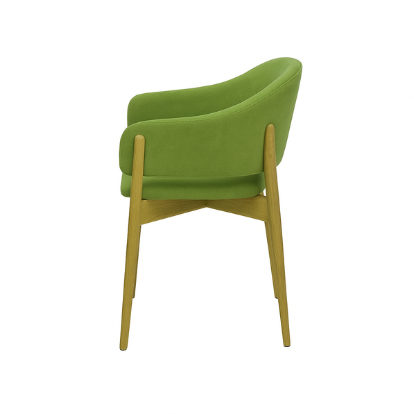 Scaun catifea ALBASTRA | model ALMA