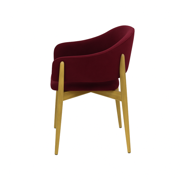 Scaun catifea ALBASTRA | model ALMA