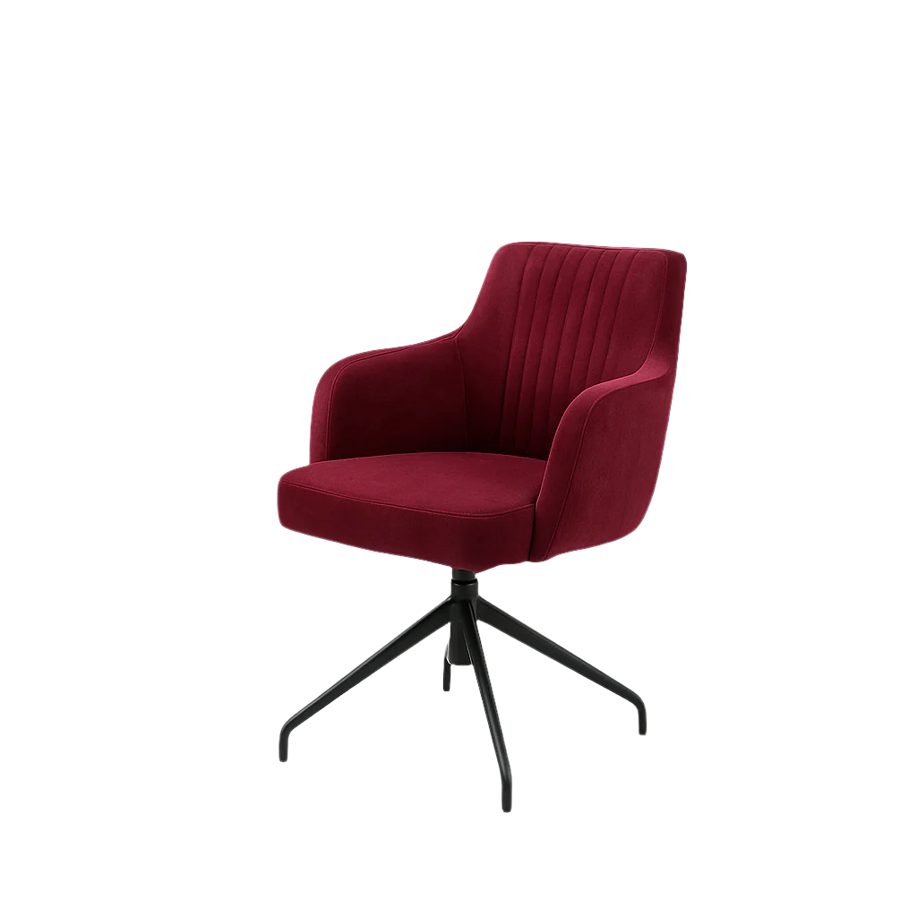 Scaun catifea GALBENA | model SOHO
