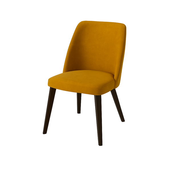 Scaun catifea GALBENA | model SOLO