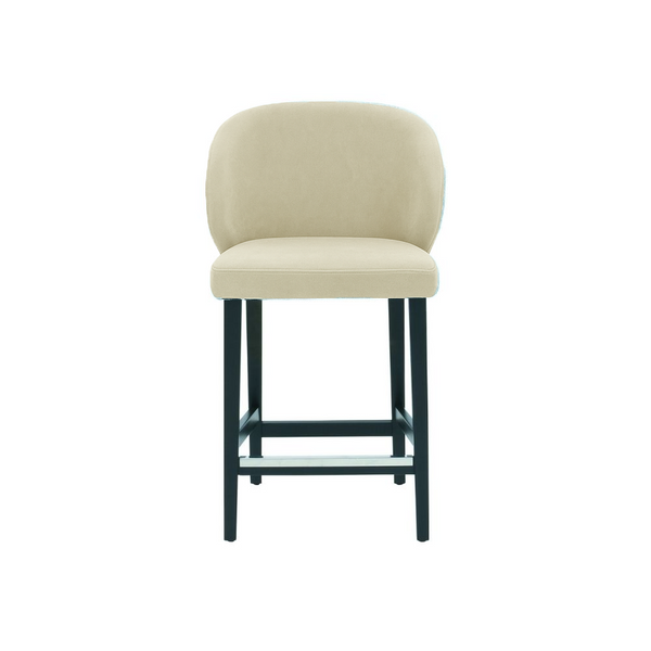 Scaun de bar catifea ALBASTRA | model CAPRICE